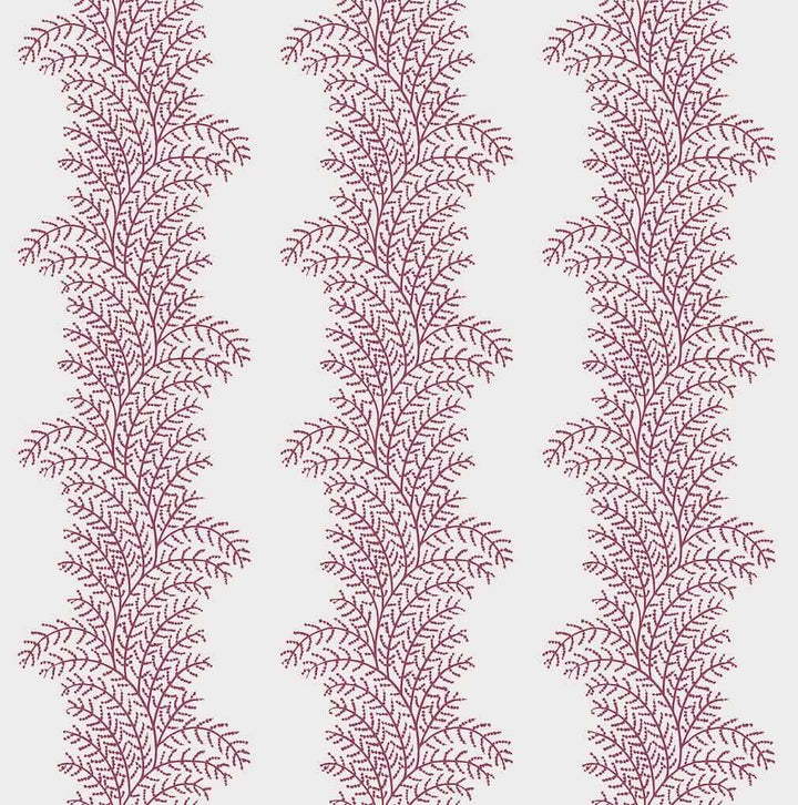 Graham & Brown Whispering Fern Divine Damson Wallpaper