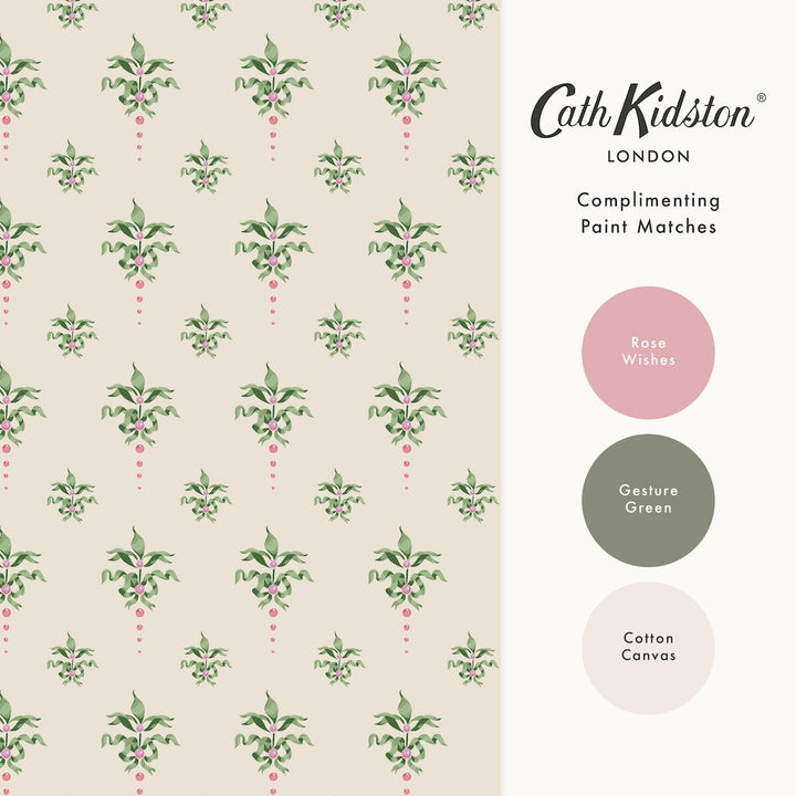 Cath Kidston Crest Cream Wallpaper