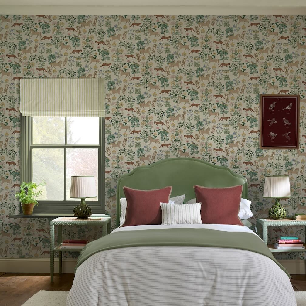 Joules Folk Forest Floral Multi Wallpaper