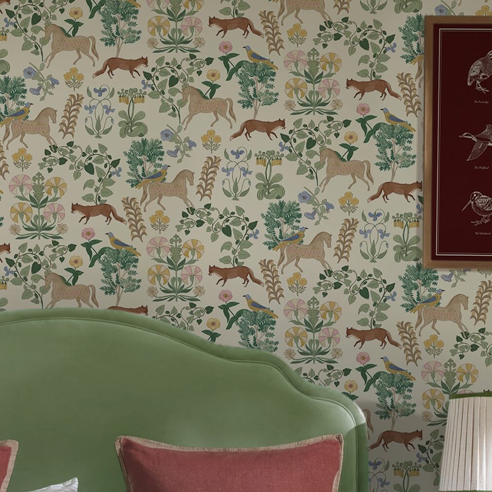 Joules Folk Forest Floral Multi Wallpaper