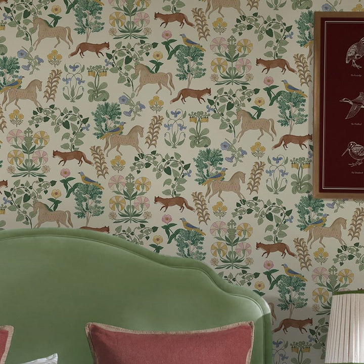 Joules Folk Forest Floral Multi Wallpaper