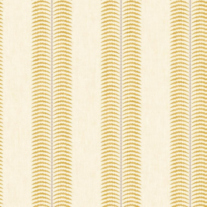 Joules Palm Leaf Stripe Cream & Yellow Wallpaper
