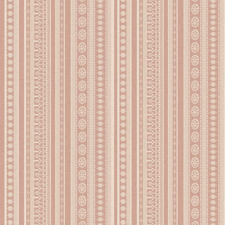 Joules Decorative Stripe Pink Wallpaper