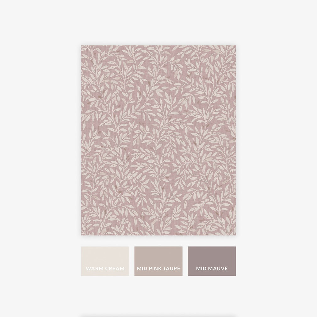 Next Blush Ditsy Leaf Wallpaper