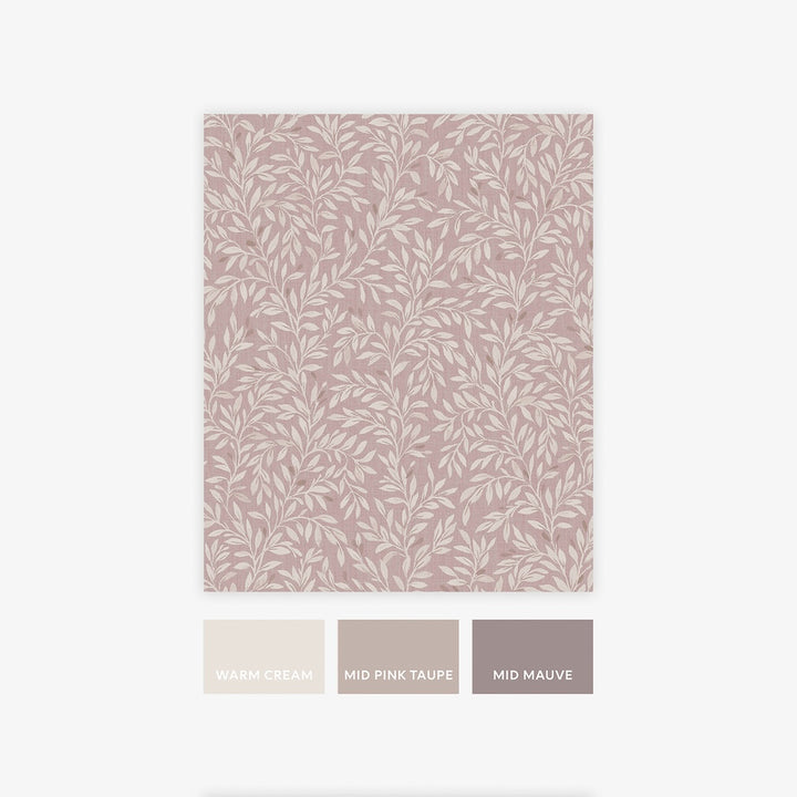 Next Blush Ditsy Leaf Wallpaper