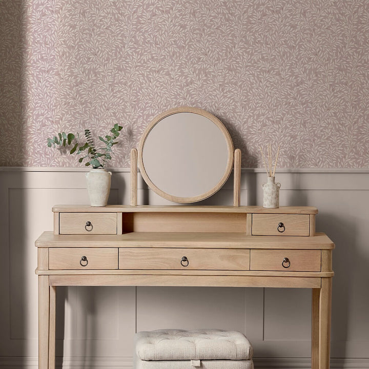 Next Blush Ditsy Leaf Wallpaper