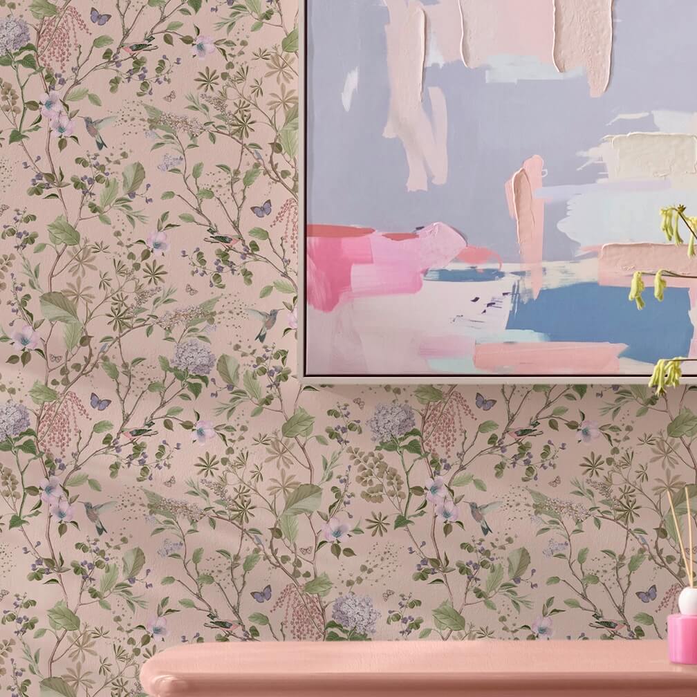 Next Blush Reflection Wallpaper