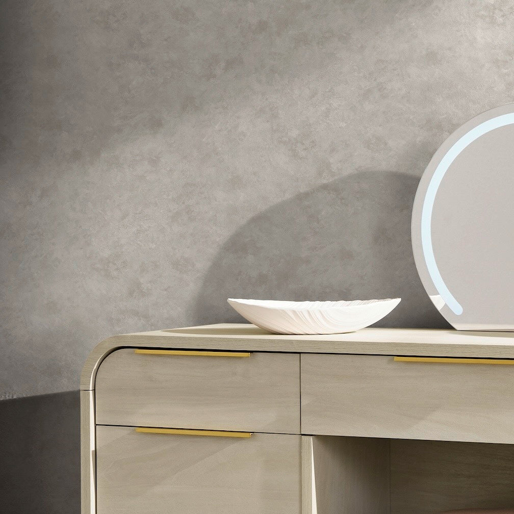 Next Ivory Microcement Wallpaper