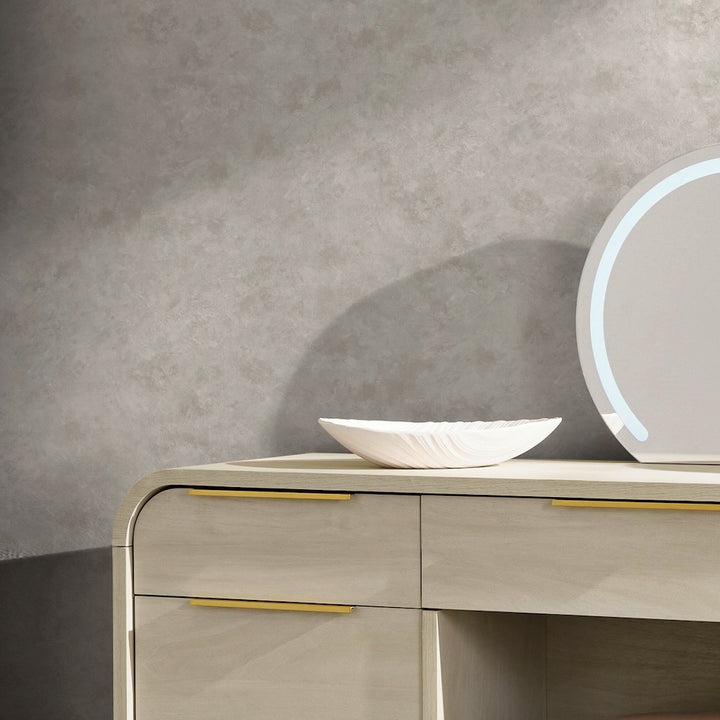 Next Ivory Microcement Wallpaper