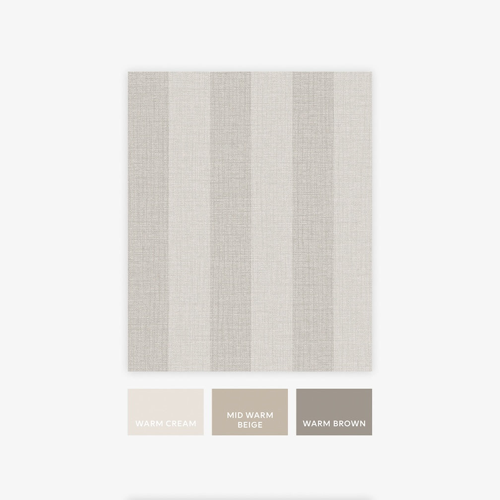 Next Natural Linen Stripe Wallpaper