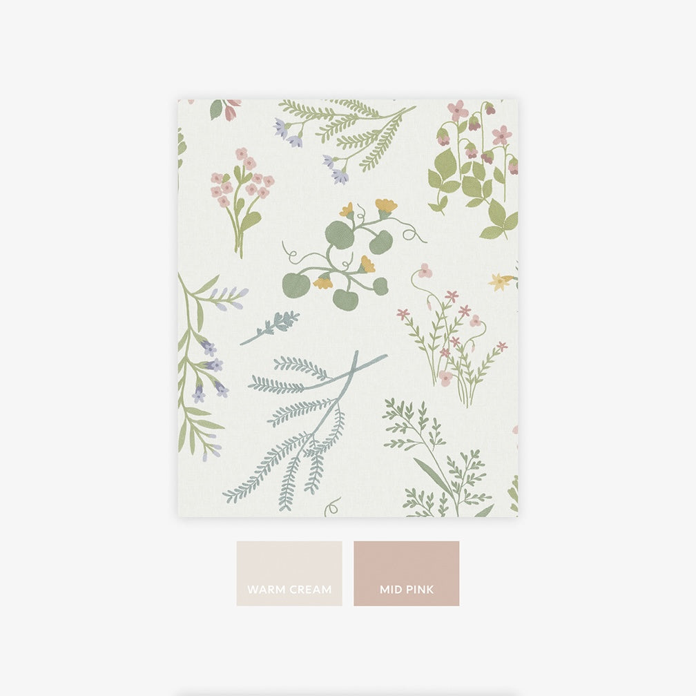 Next Ivory Stitch Floral Wallpaper