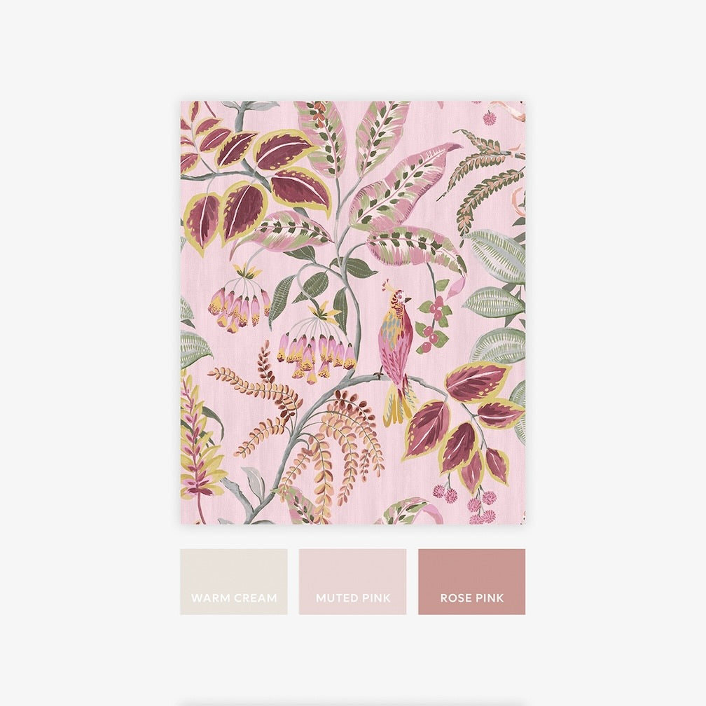Next Pink Tropical Wonder Wallpaper