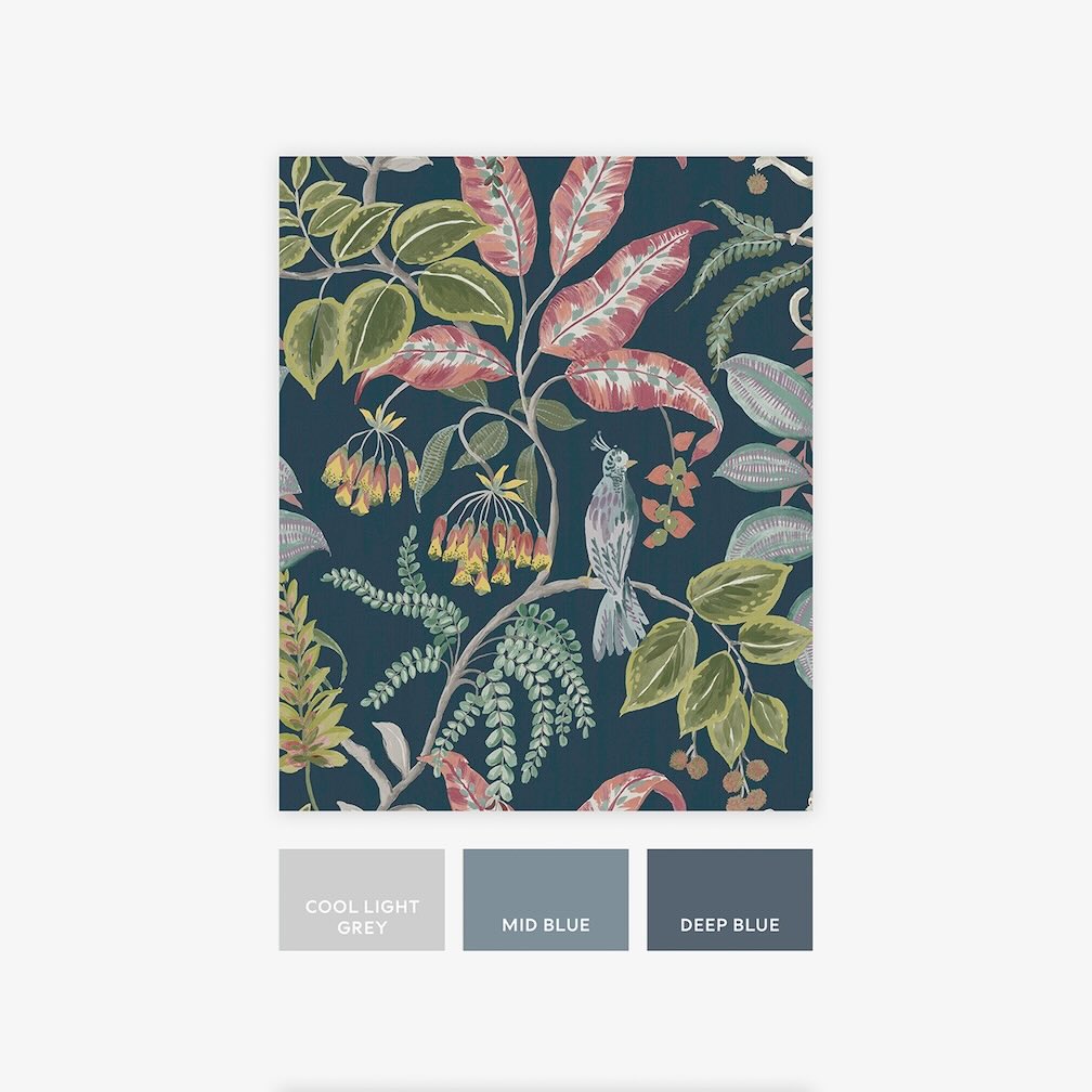 Next Midnight Tropical Wonder Wallpaper