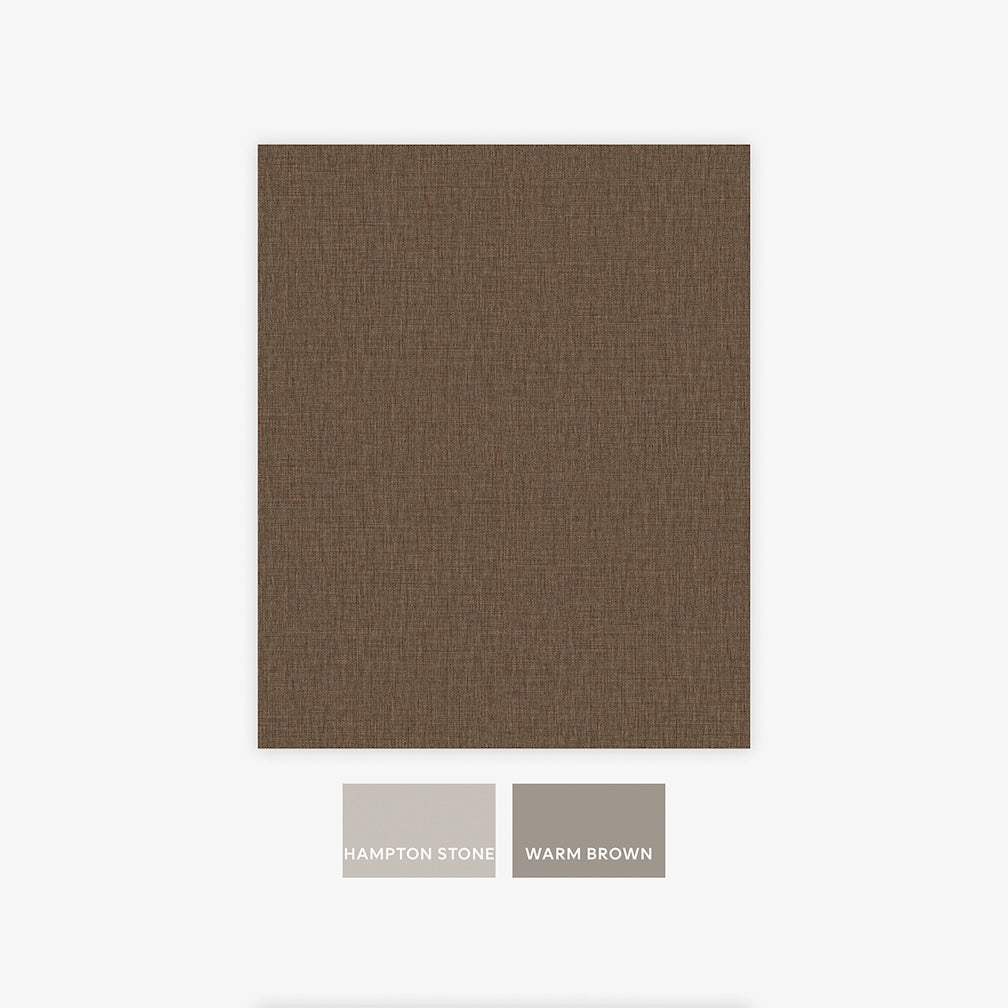 Next Chocolate Linen Look Wallpaper