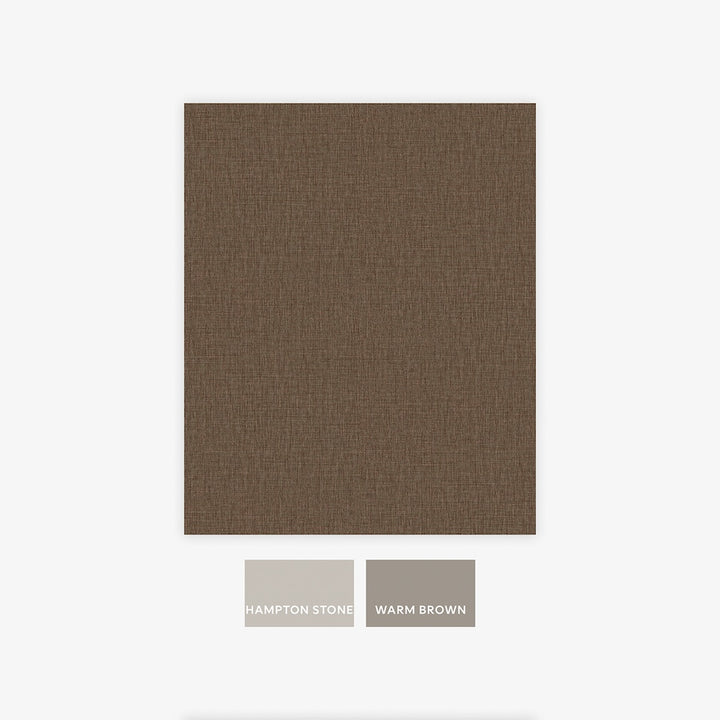 Next Chocolate Linen Look Wallpaper