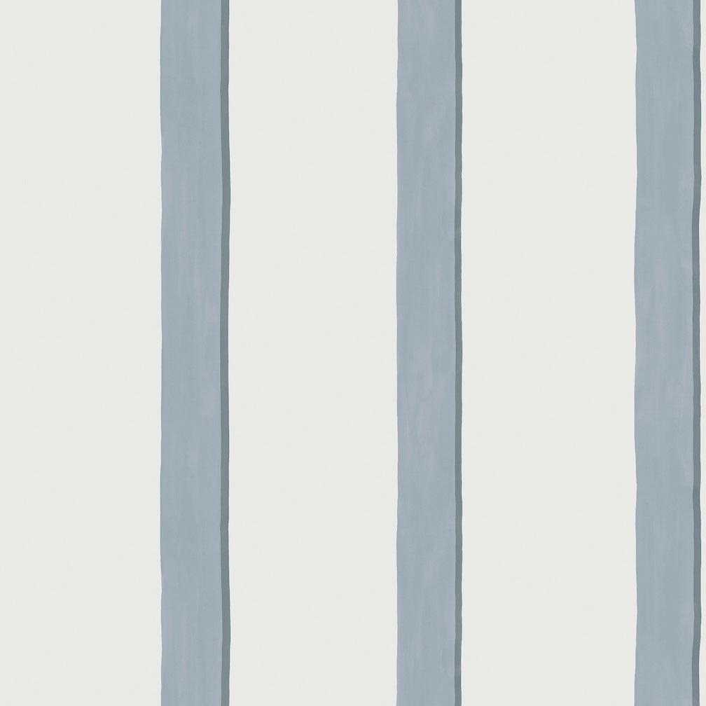 Next Blue Painted Stripe Wallpaper