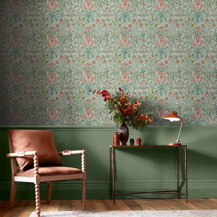 William Morris Woodland Weeds Spring Garden Wallpaper
