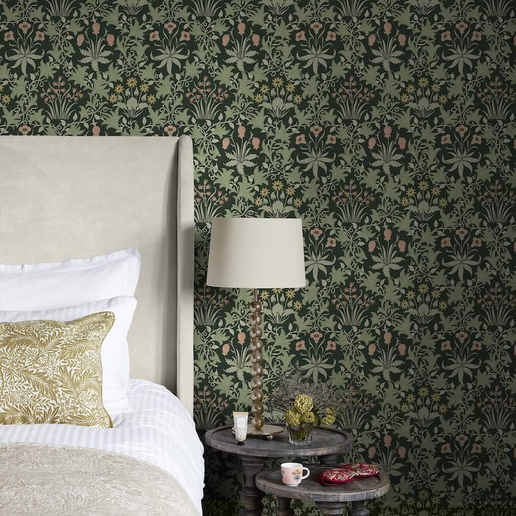 William Morris Celandine Forest Wallpaper