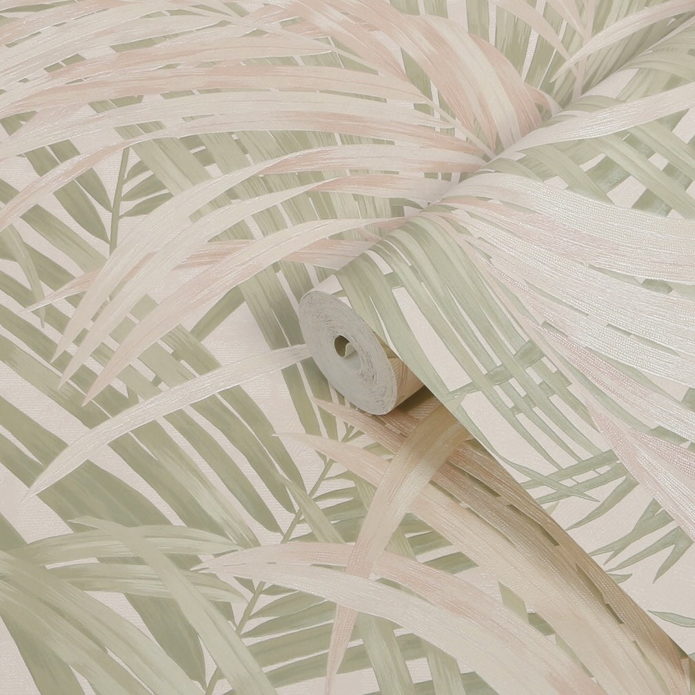 Boutique Congo Sage & Rose Wallpaper