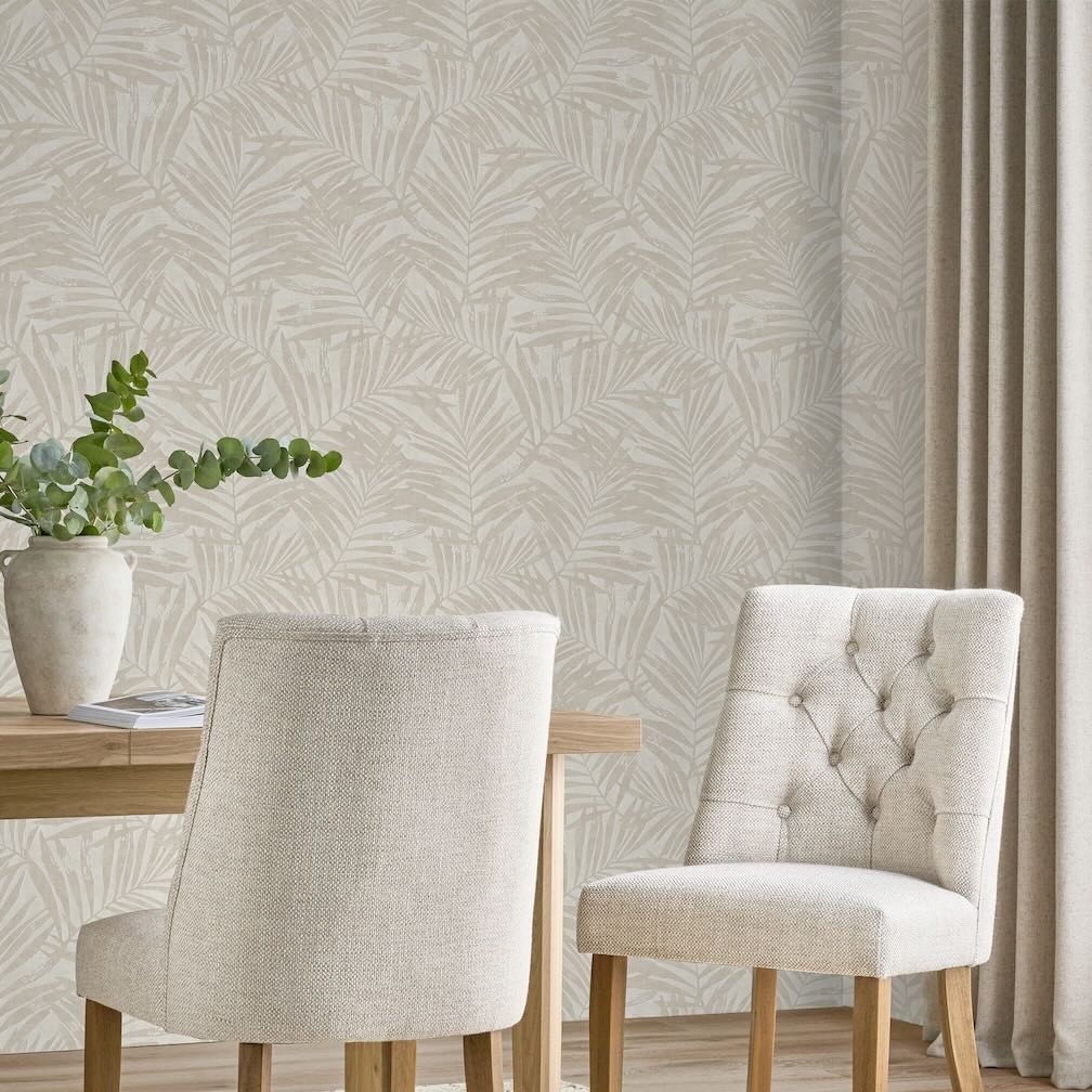 Next Luxe Ivory Palmetta Wallpaper