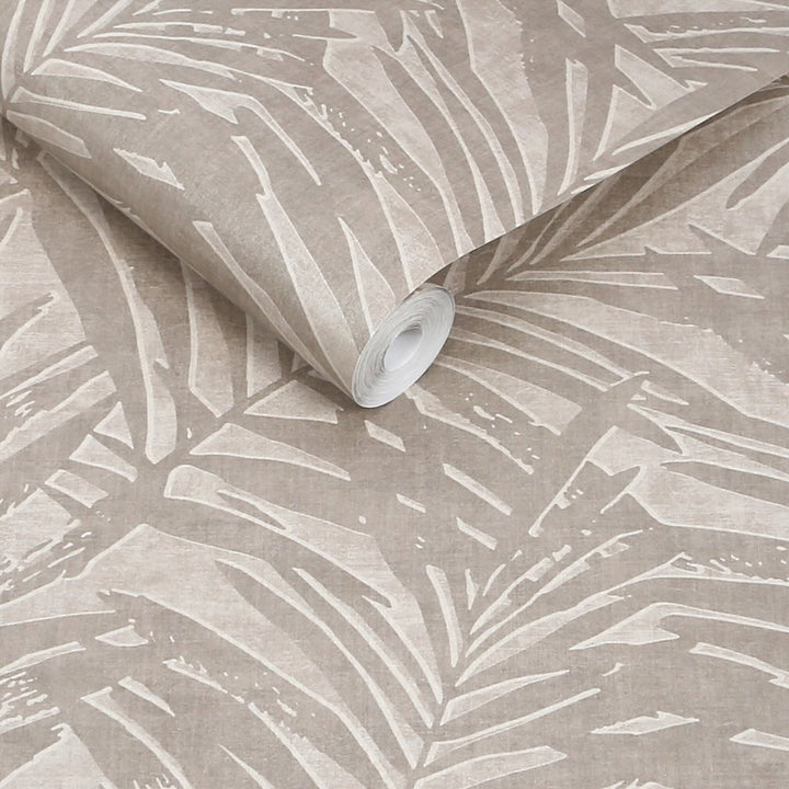 Next Luxe Putty Palmetta Wallpaper