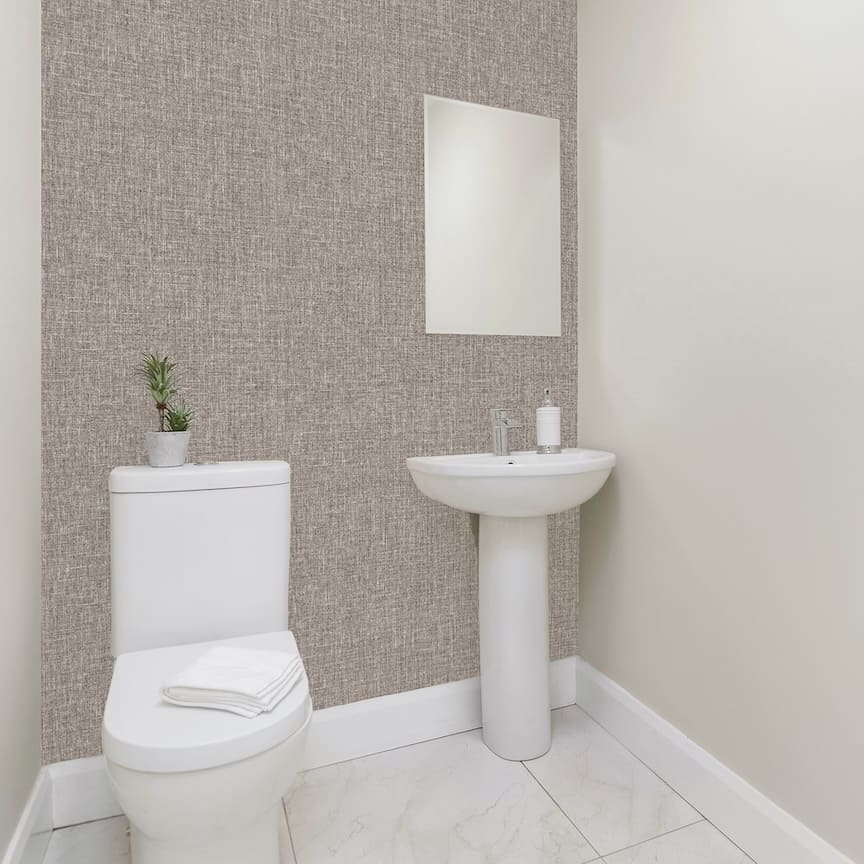 Arthouse Luxe Hessian Mink Wallpaper