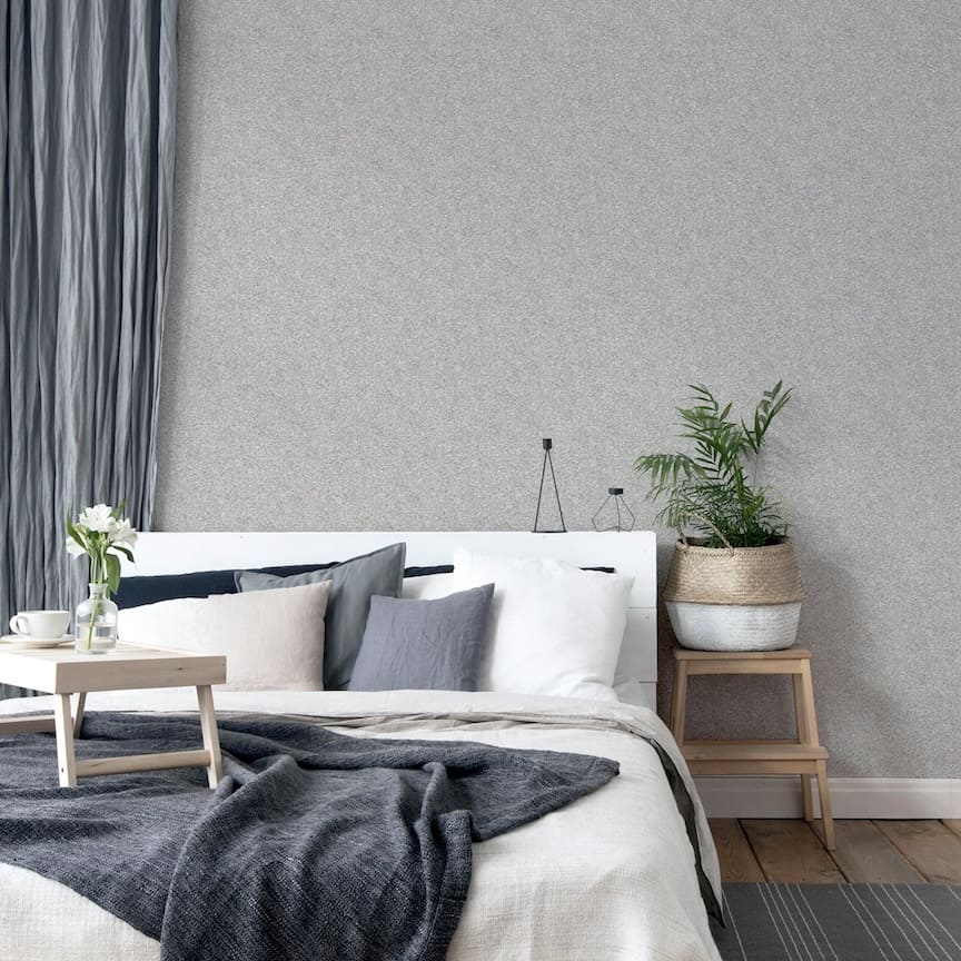 Arthouse Quartz Silver Wallpaper