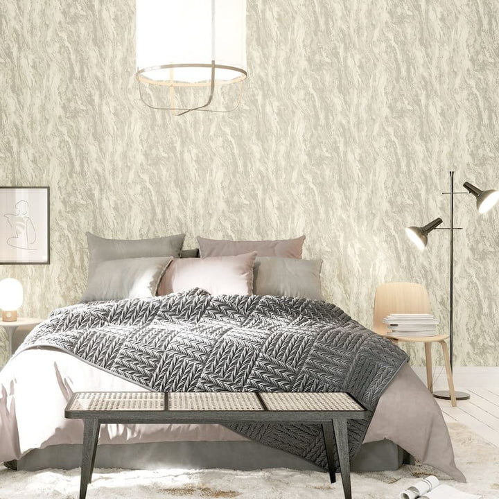 Arthouse Luxe Texture Pearl Wallpaper
