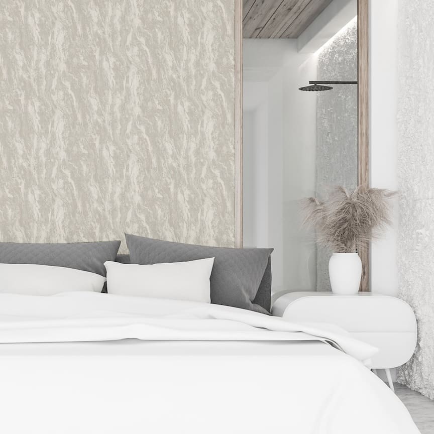 Arthouse Luxe Texture Soft Silver Wallpaper