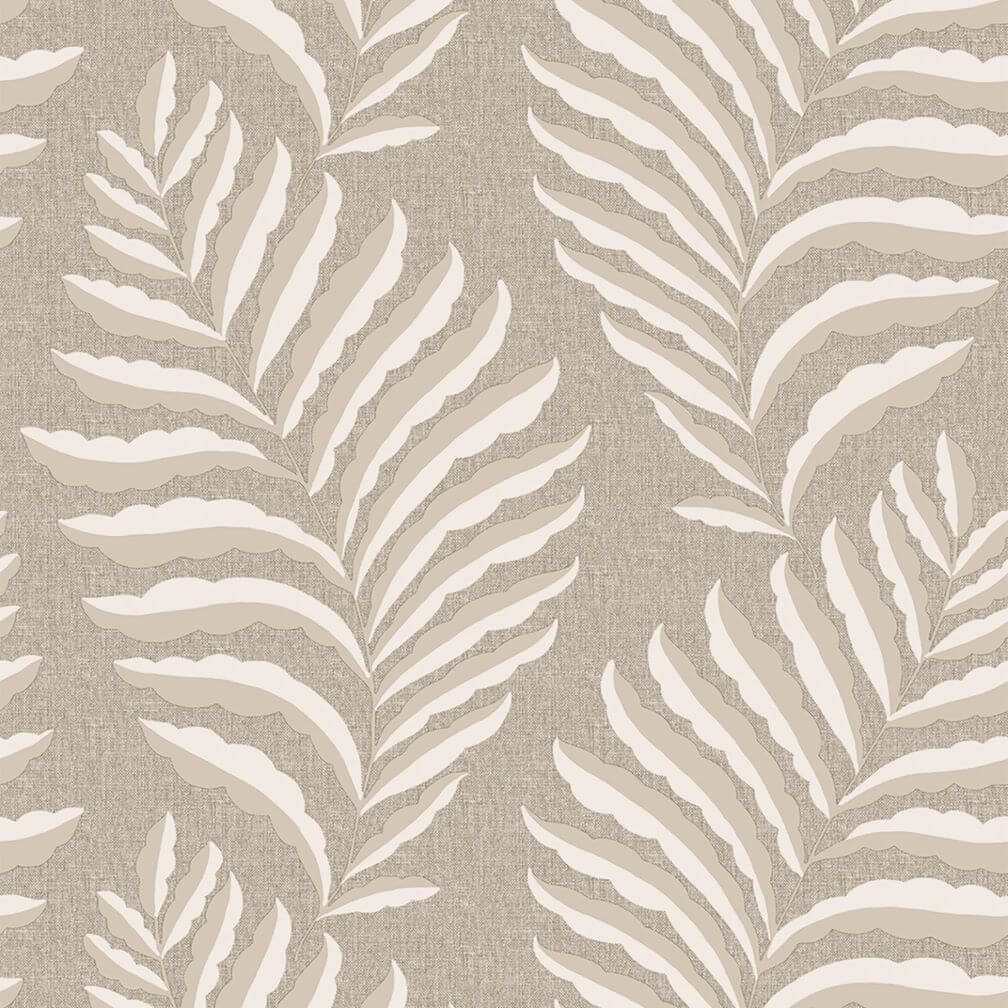 Belgravia Langdale Leaf Beige Wallpaper