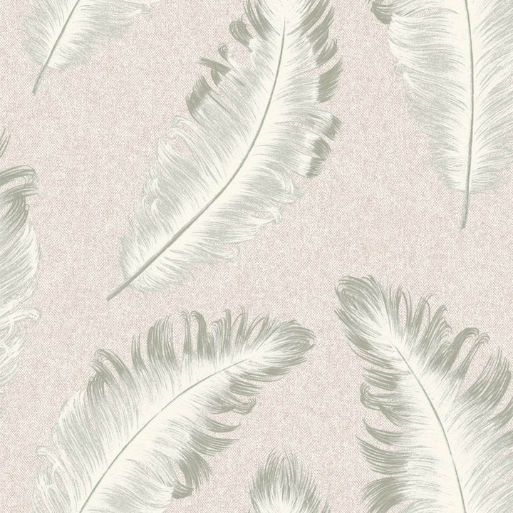 Belgravia Ciara Feather Sage Wallpaper