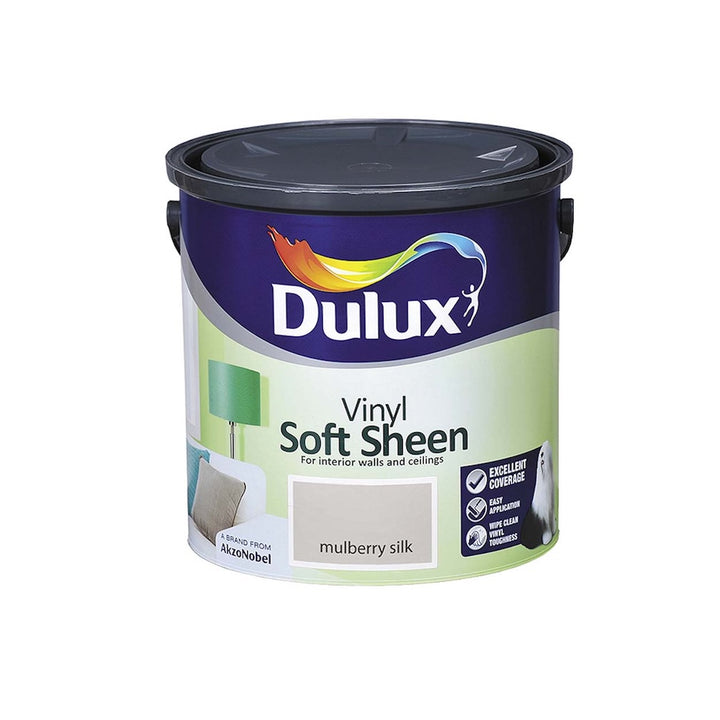 Dulux Mulberry Silk Soft Sheen Vinyl Paint 2.5L
