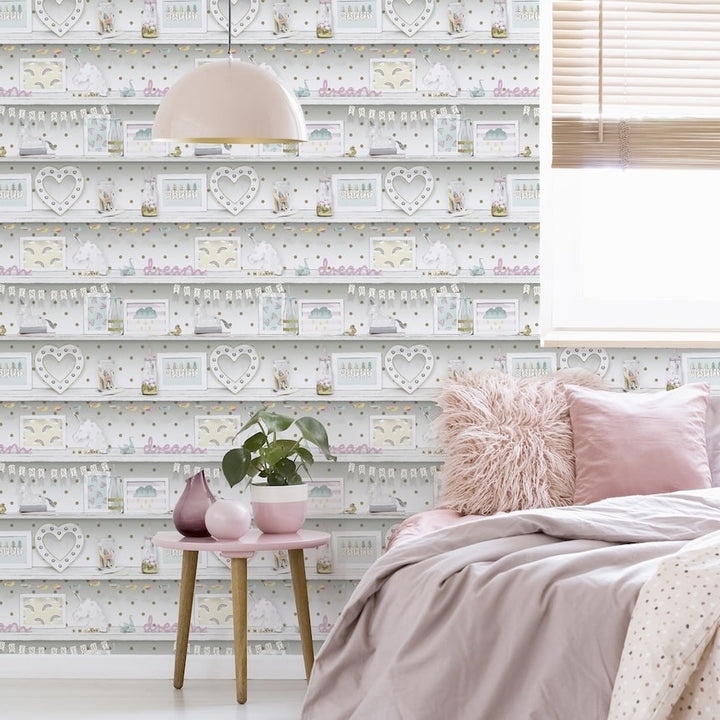 Arthouse Girl's Life Multi Wallpaper