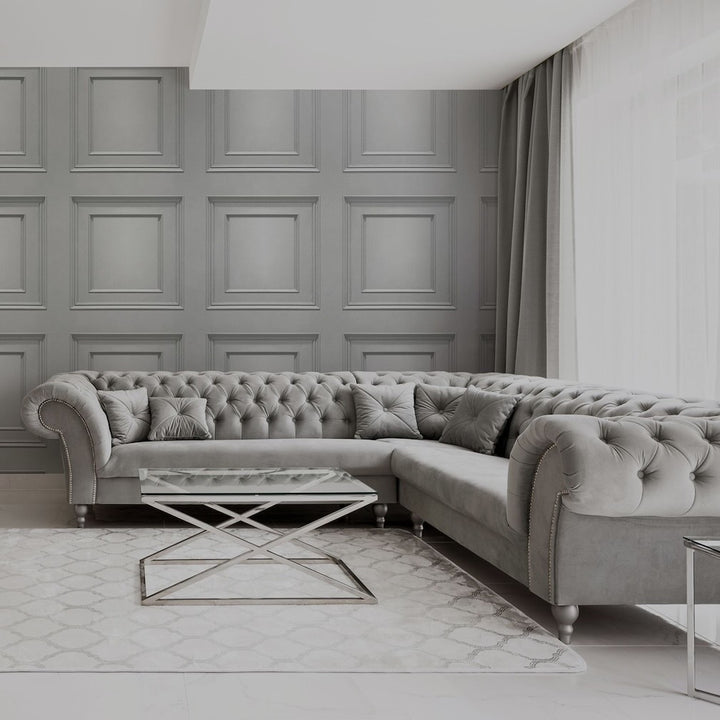 Belgravia Amara Panel Silver Wallpaper