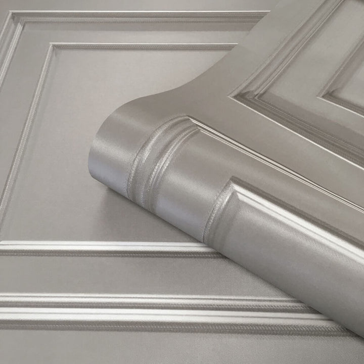 Belgravia Amara Panel Silver Wallpaper
