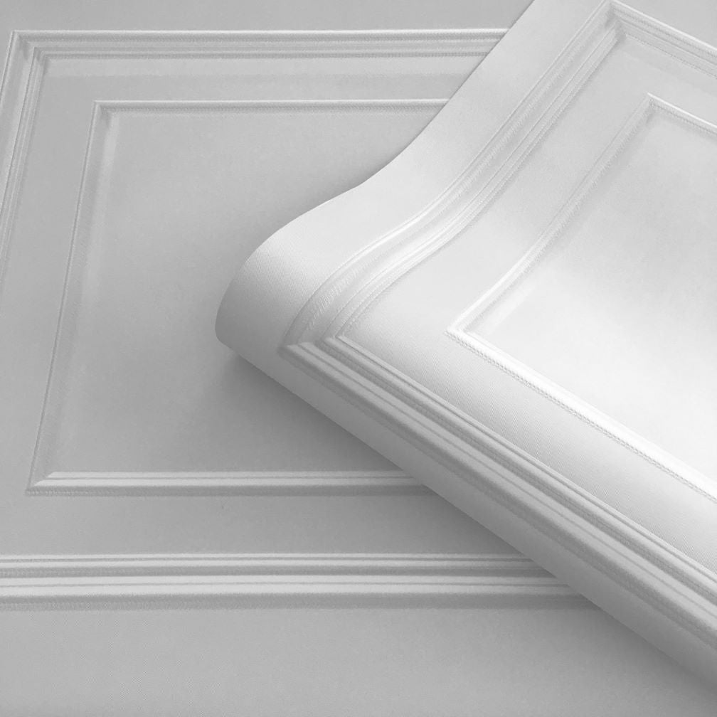 Belgravia Amara Panel Soft Silver Wallpaper