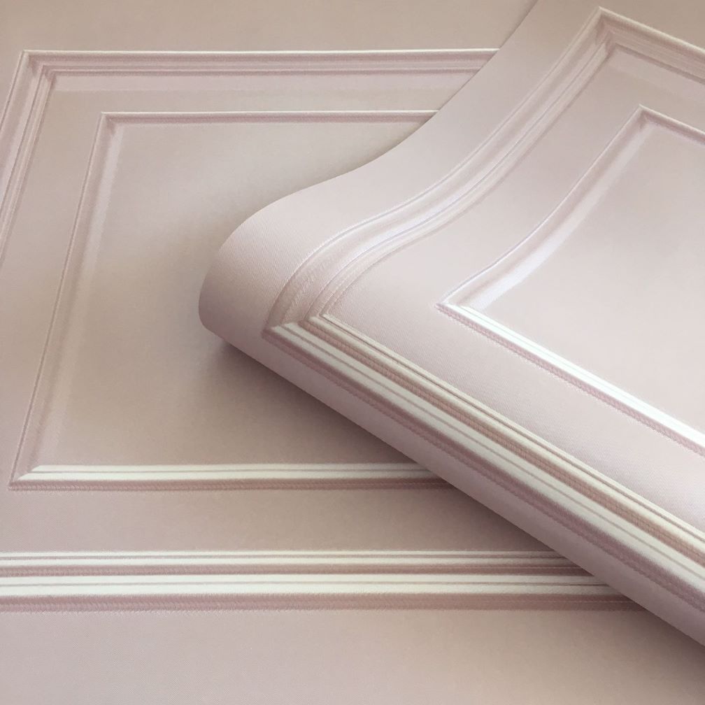 Belgravia Amara Panel Soft Pink Wallpaper