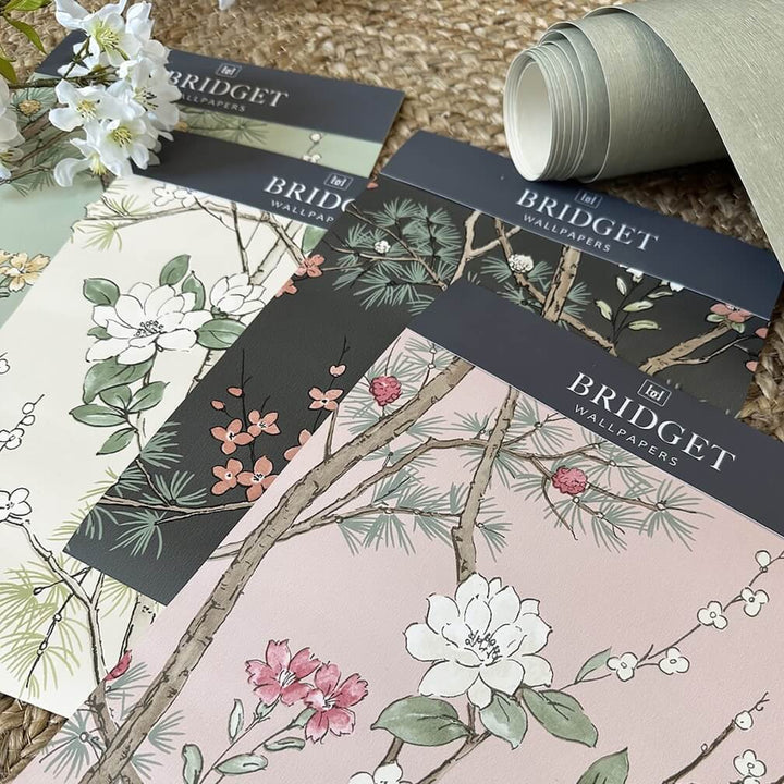 Belgravia Bridget Floral Blush Pink Wallpaper