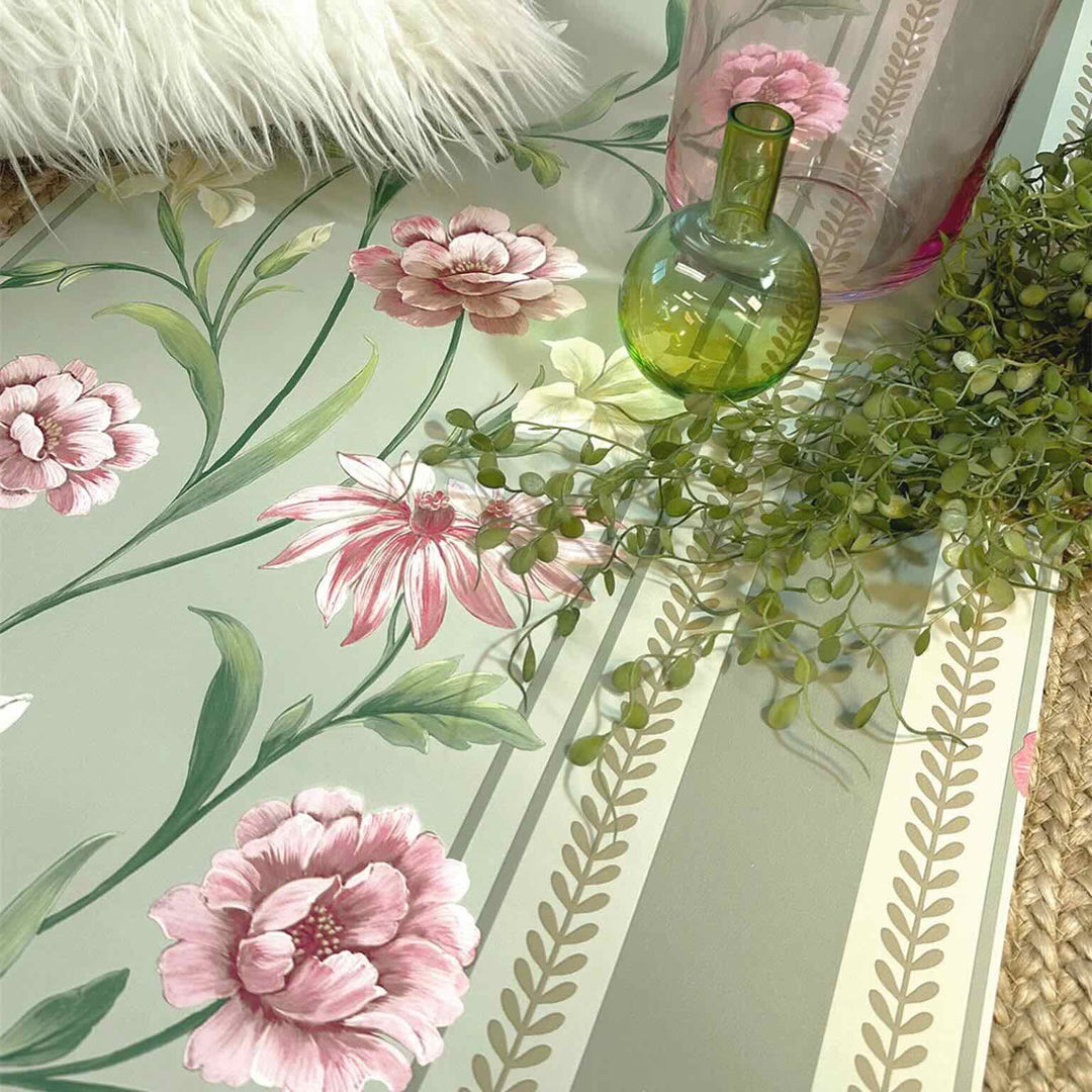 Belgravia Raya Sage Wallpaper