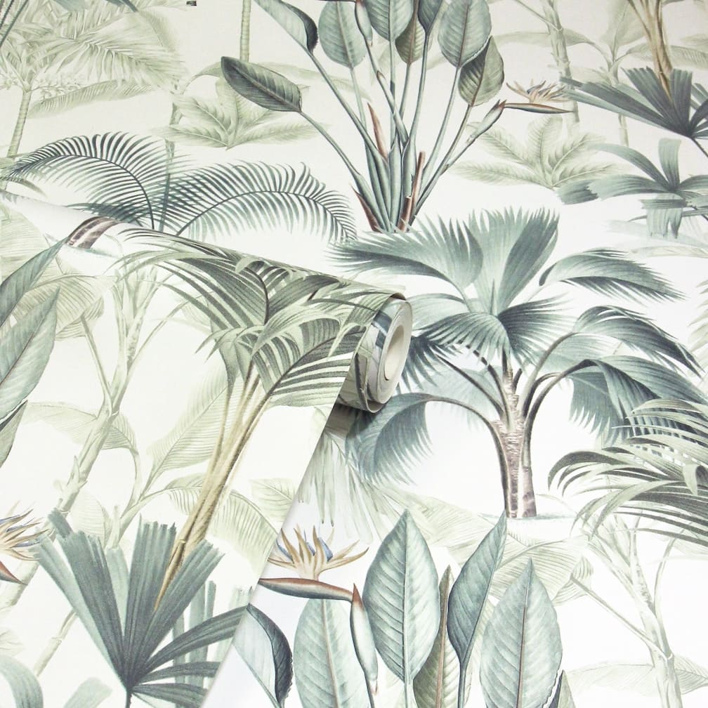 Arthouse King Palm Green Wallpaper