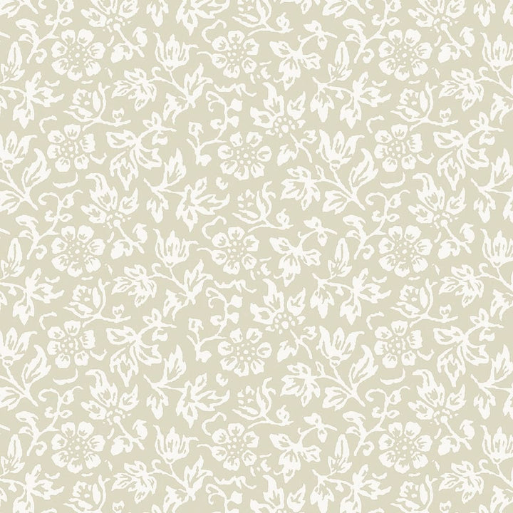 Laura Ashley Sweet Alyssum Twine Natural Wallpaper