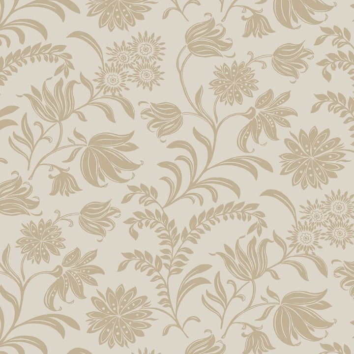 Laura Ashley Hemingway Caramel Wallpaper