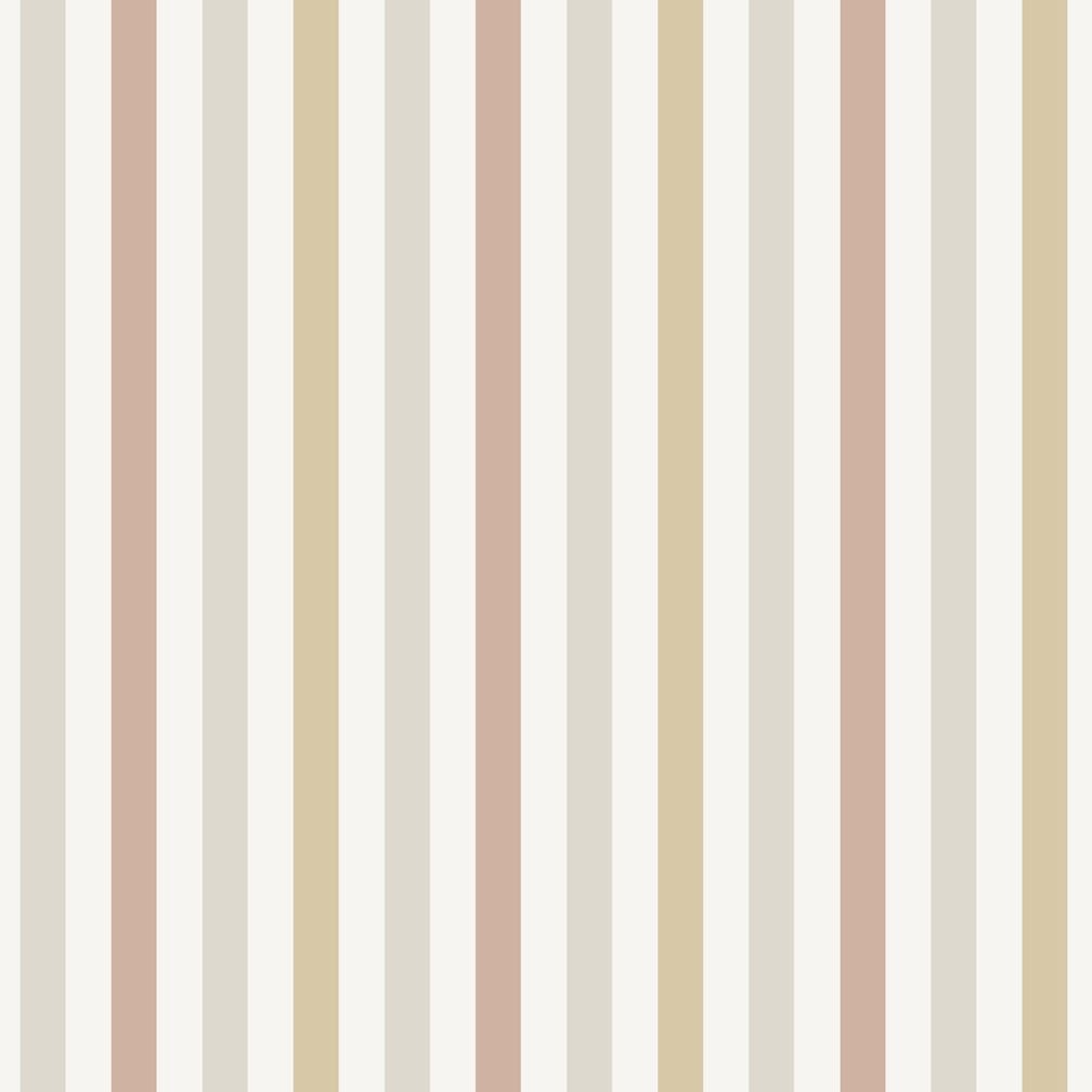 Muriva Sweet Dreams Seaside Stripe Natural Wallpaper
