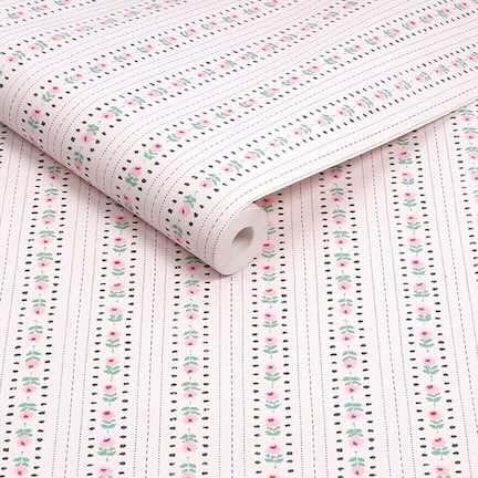 Nursery Striped Wallpaper Collection
