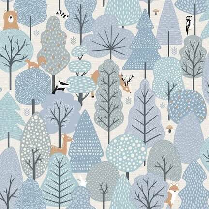 Nursery Trees & Leaves Wallpaper Collection