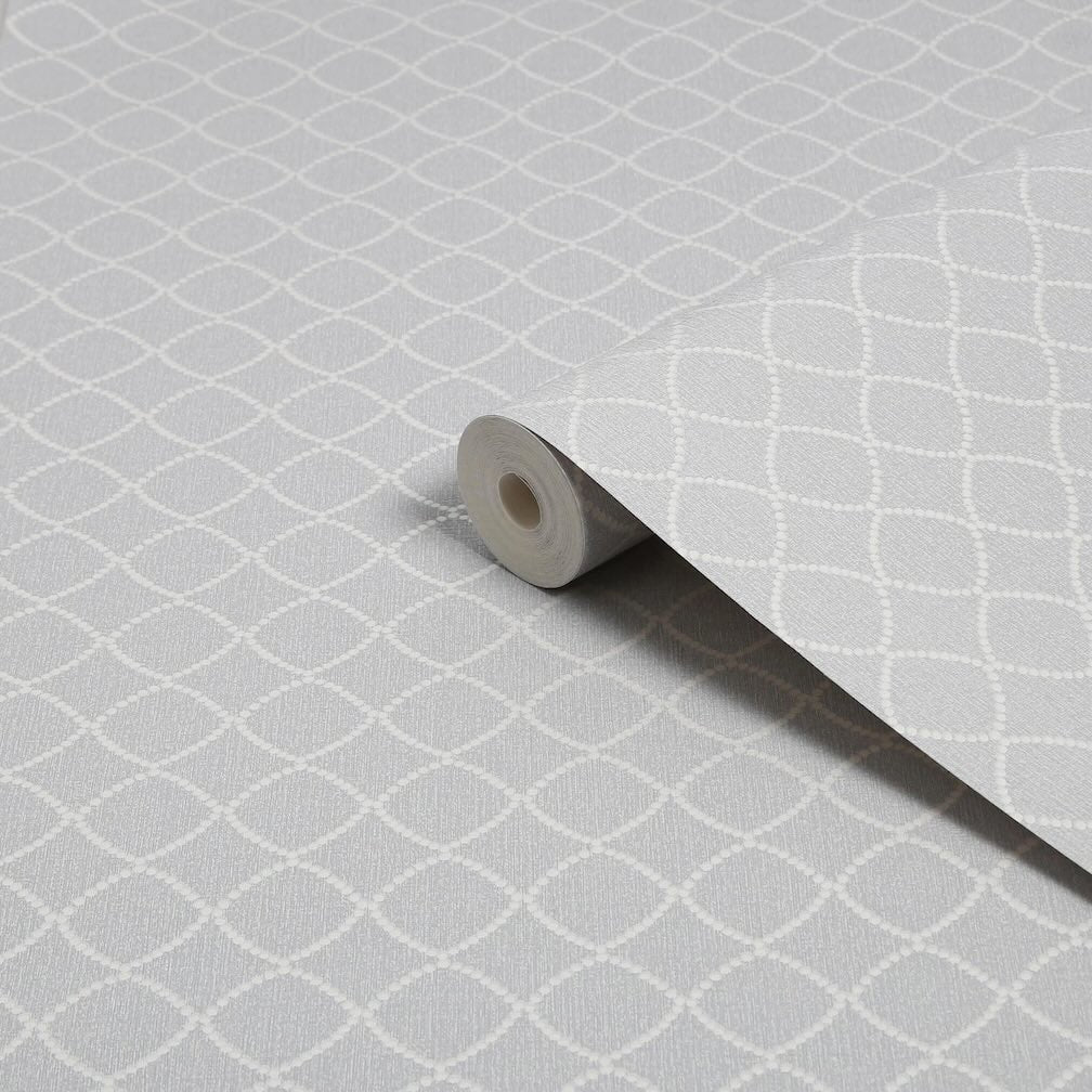 Superfresco Colours Lilibet Grey Wallpaper