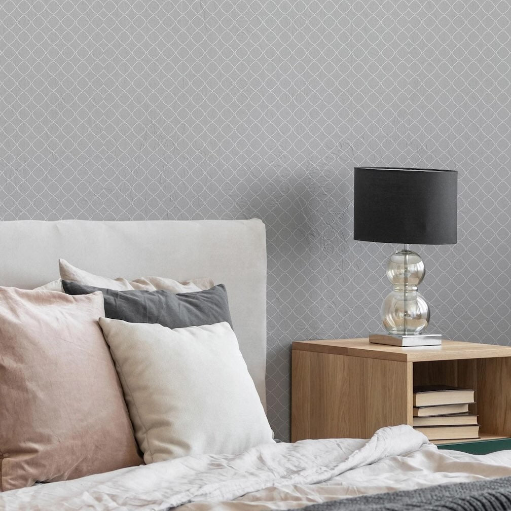 Superfresco Colours Lilibet Grey Wallpaper