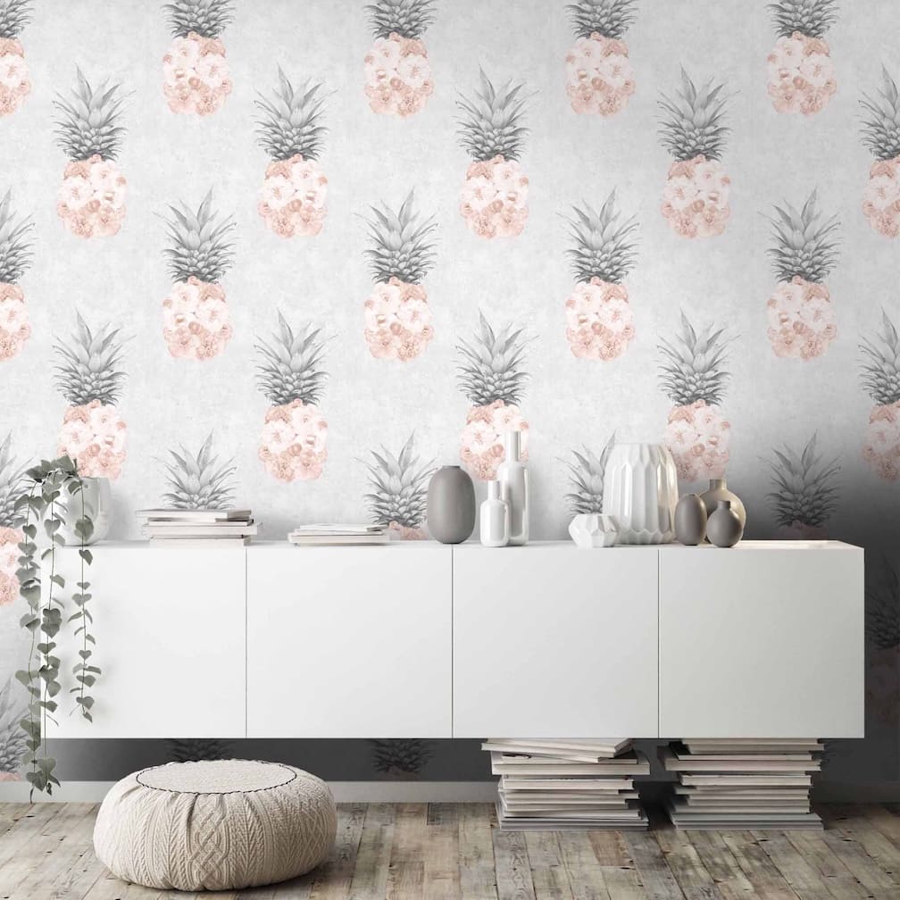 Ludic Blush Pink Wallpaper