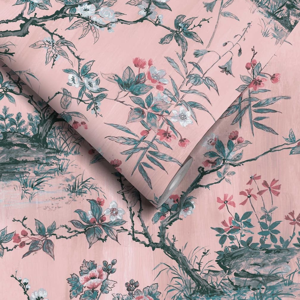 Woodchip & Magnolia Rivington Blush Pink Wallpaper