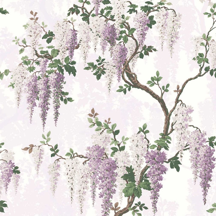 Woodchip & Magnolia Wisteria Lilac Wallpaper
